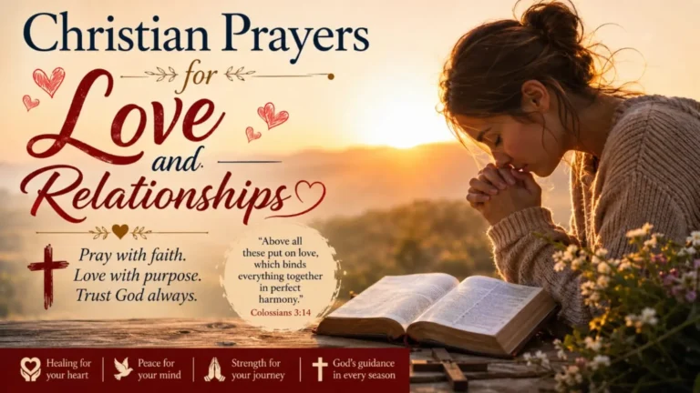 christian prayers for love and relationships
