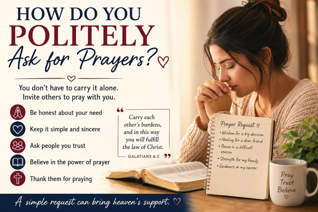 how do you politely ask for prayers?