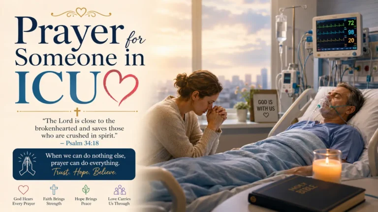 Prayer for Someone in ICU