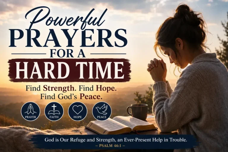prayers for a hard time
