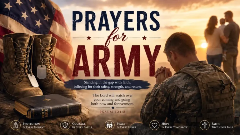 prayers for army