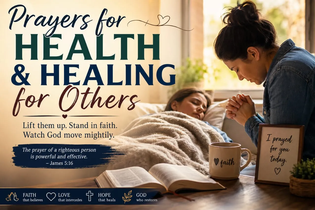 prayers for health and healing for others