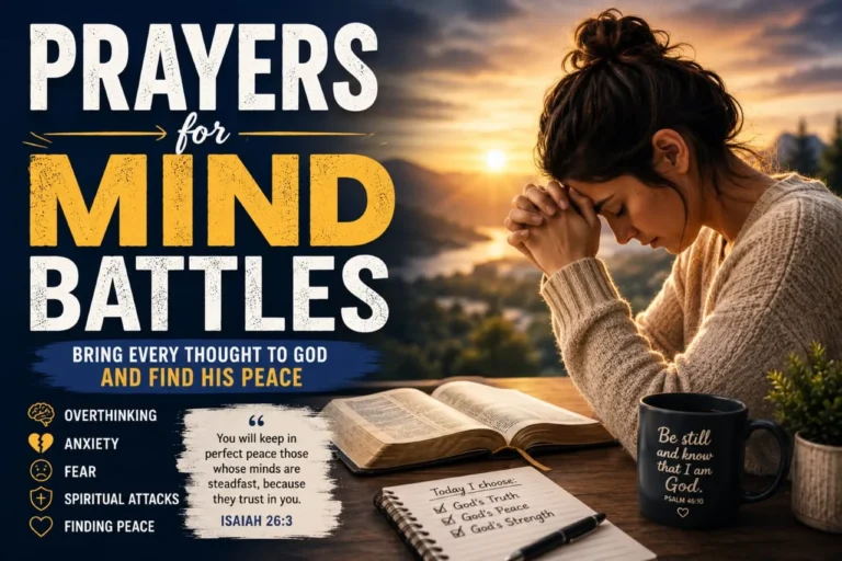 prayers for mind battles