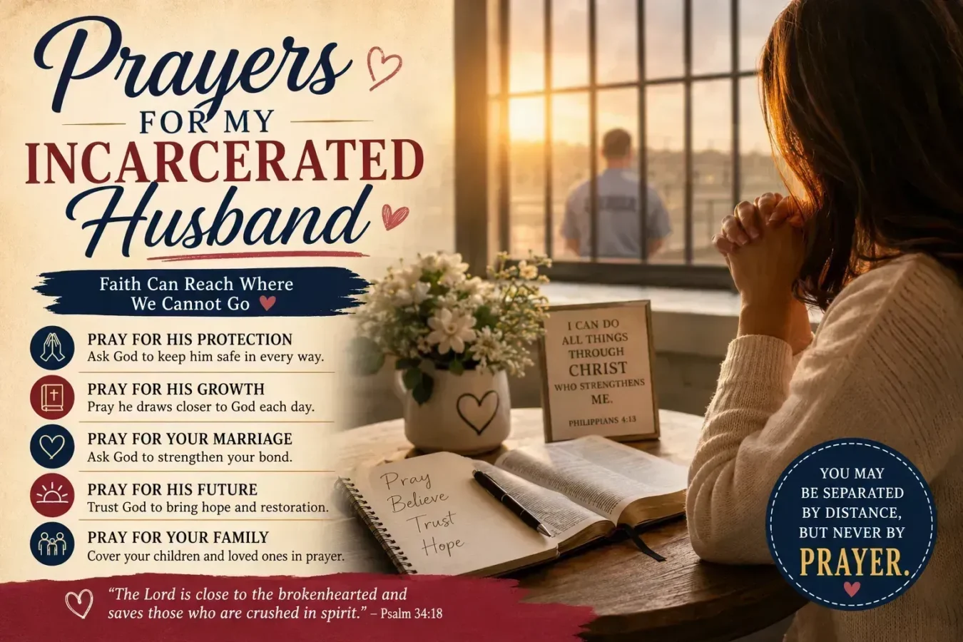 prayers for my incarcerated husband