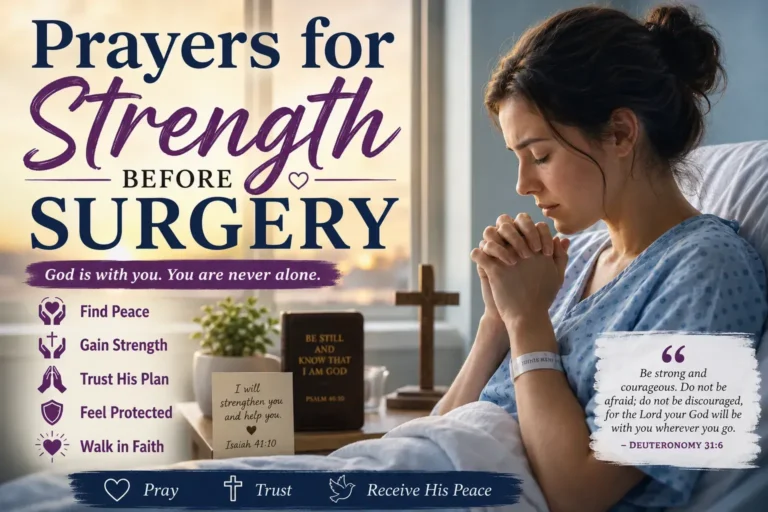 prayers for strength before surgery