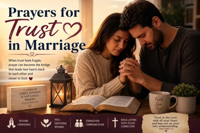 prayers for trust in marriage