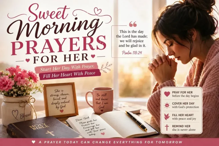 sweet morning prayers for her