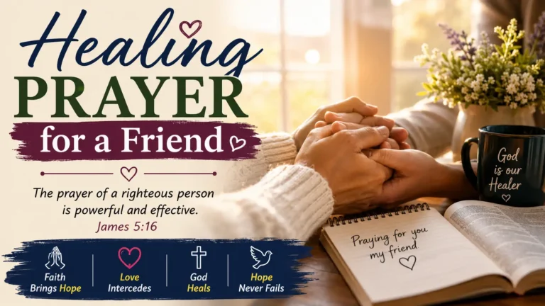 Healing Prayer for a Friend