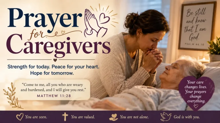 Prayer for Caregivers