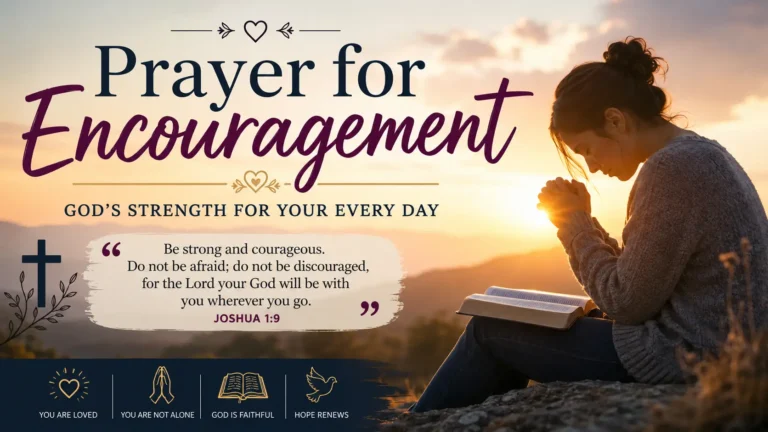 Prayer for Encouragement