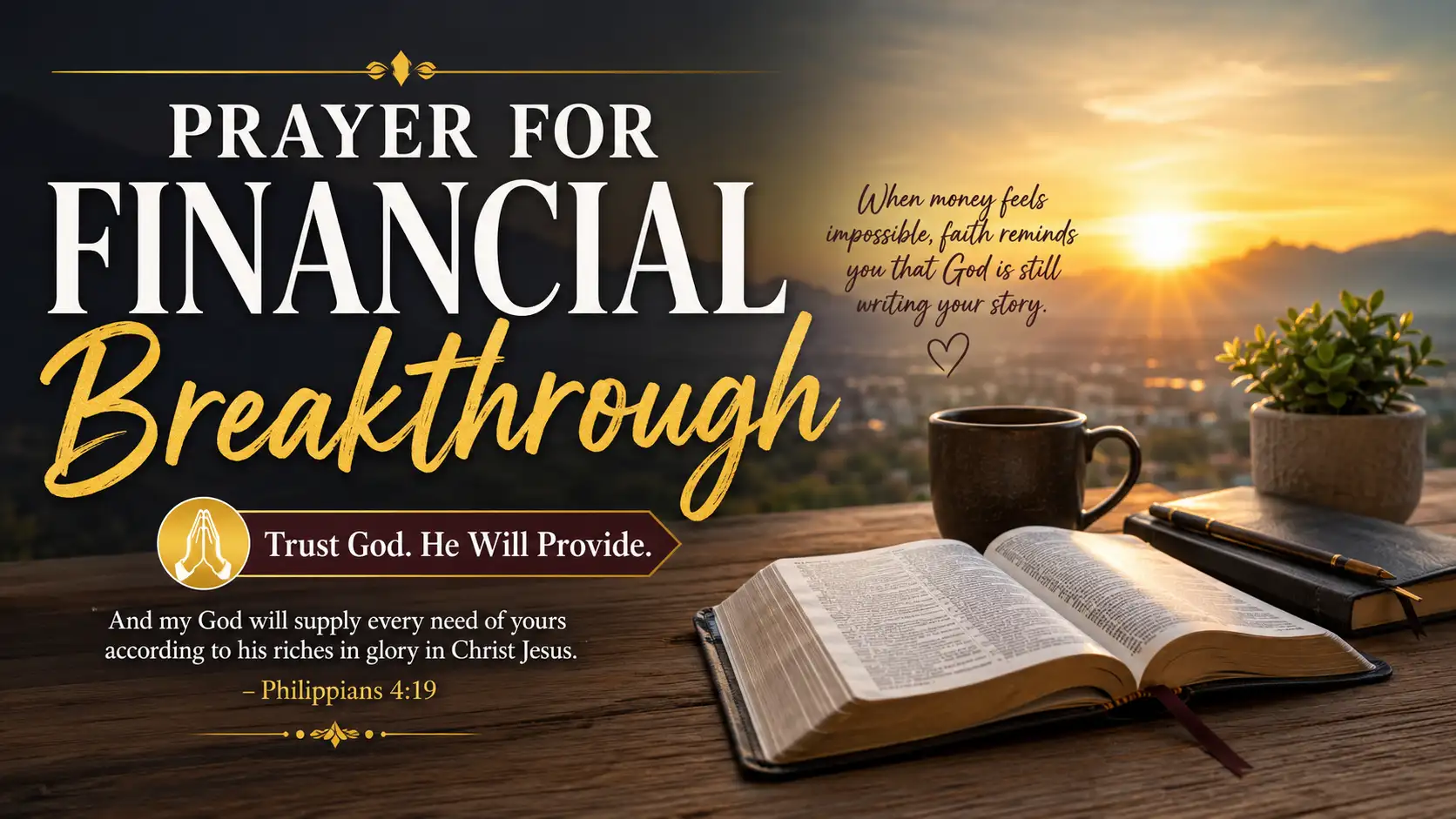 Prayer for Financial Breakthrough