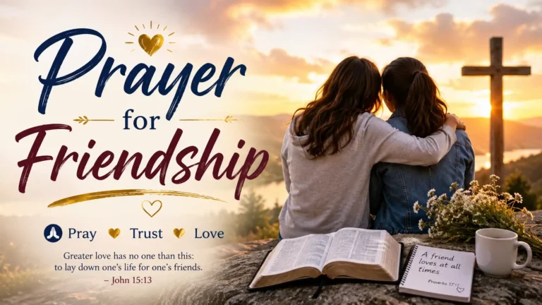 prayer for friendship
