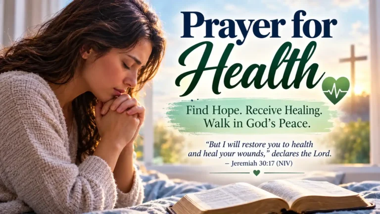 Prayer for Health