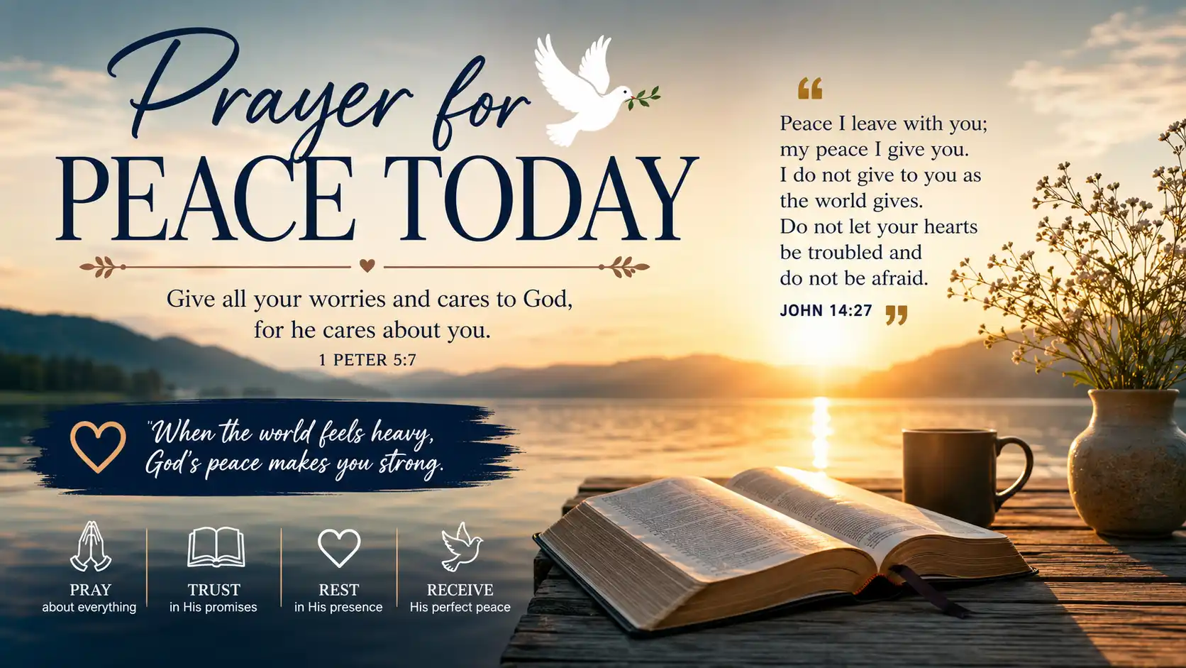 prayer for peace today