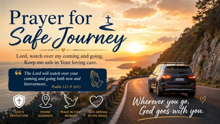 prayer for safe journey