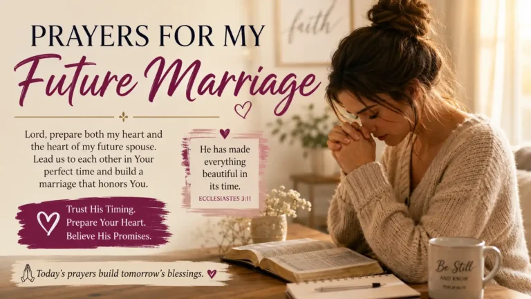 prayers for my future marriage
