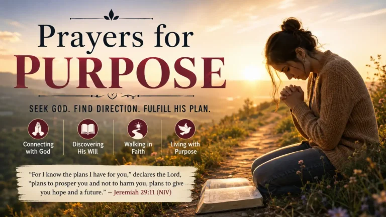 prayers for purpose