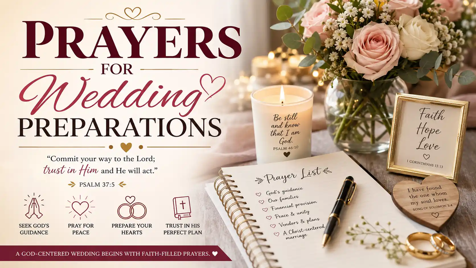 prayers for wedding preparations
