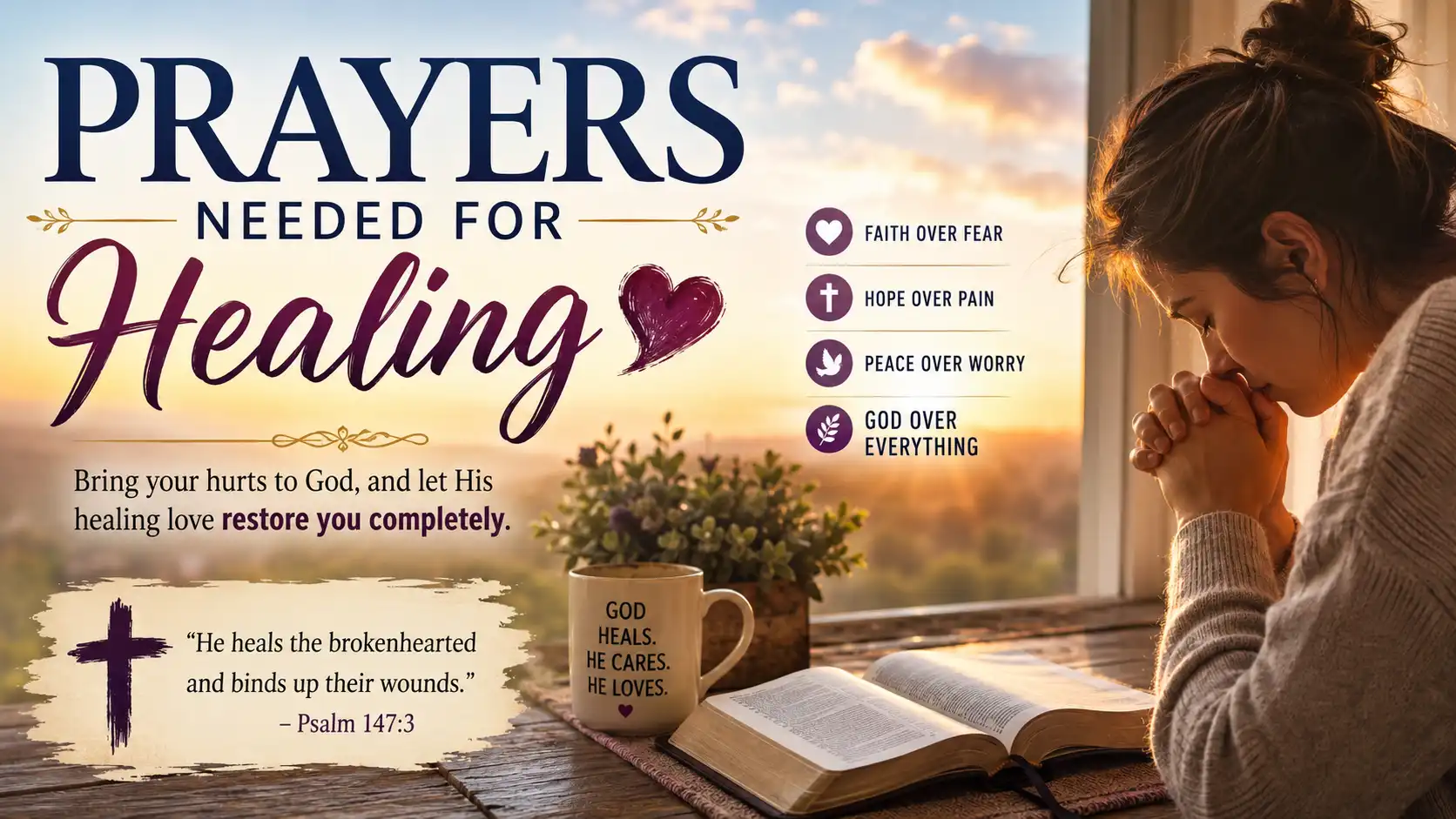 prayers needed for healing