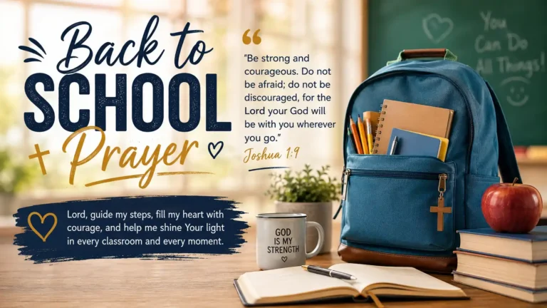 Back to School Prayer