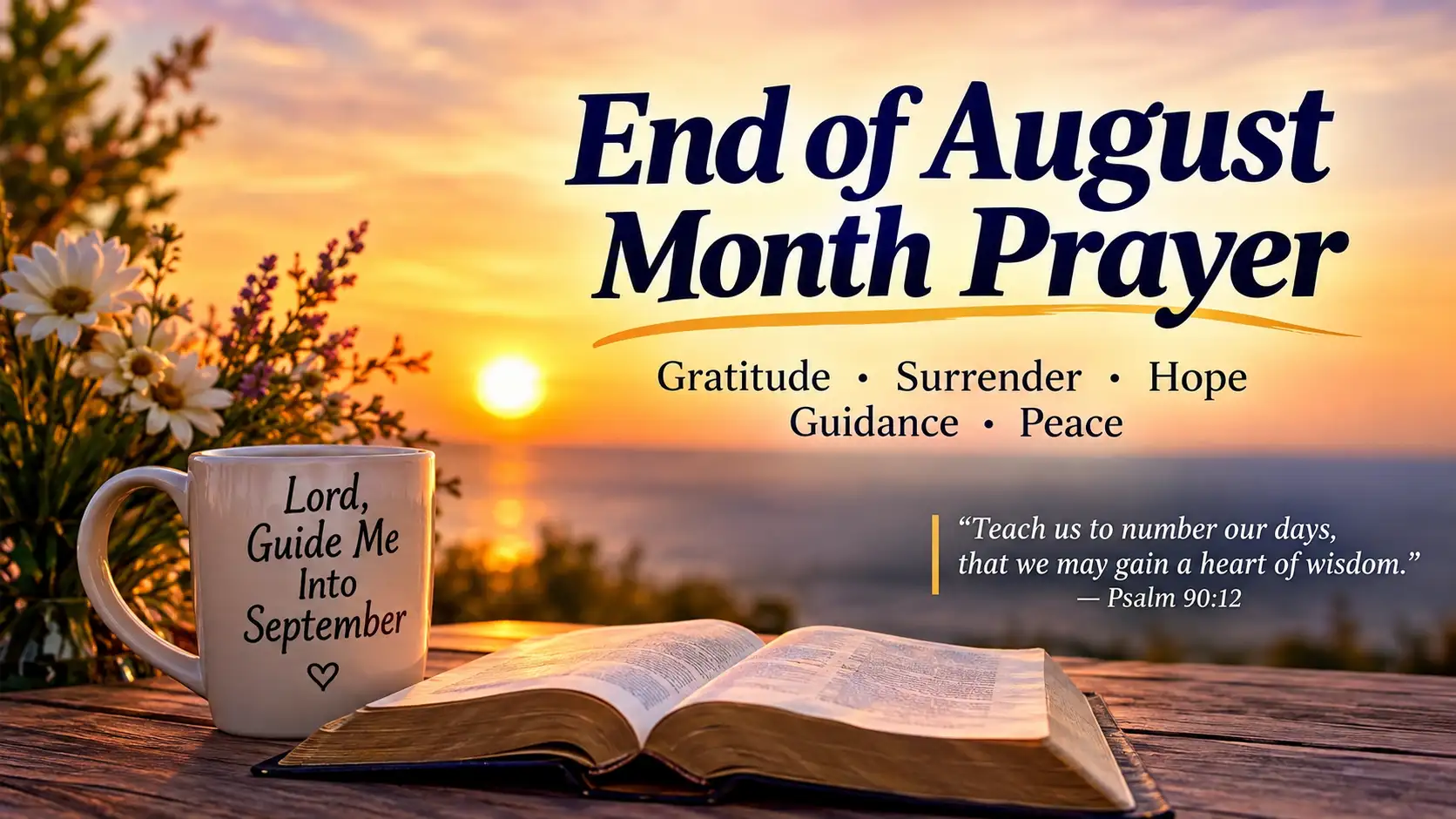 End of August Month Prayer