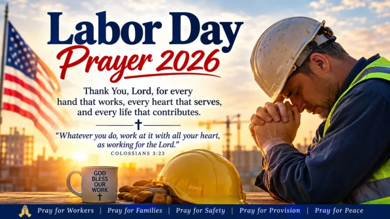 Labor Day Prayer 2026