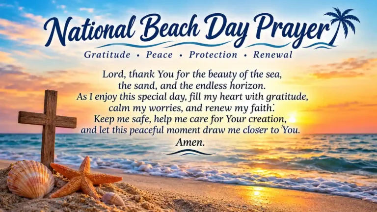 National Beach Day Prayer