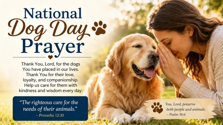 National Dog Day Prayer