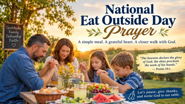 National Eat Outside Day Prayer