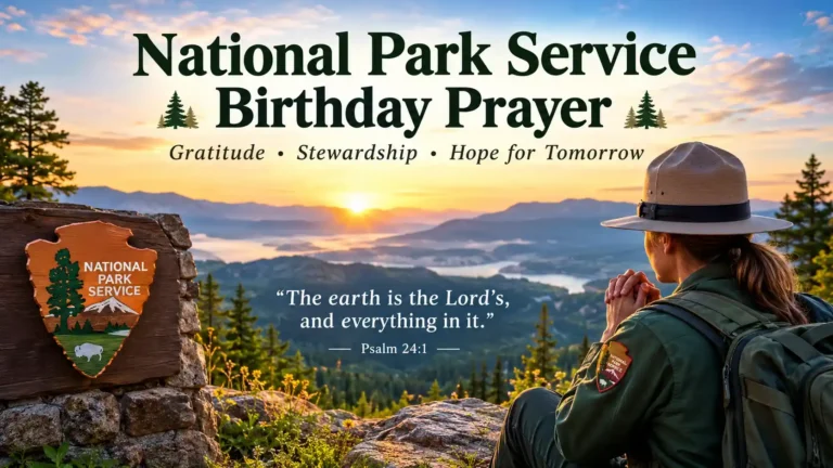 National Park Service Birthday Prayer