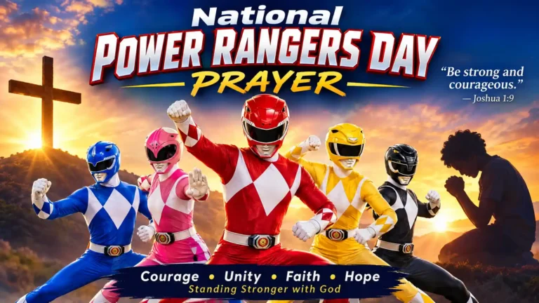 National Power Rangers Day Prayer