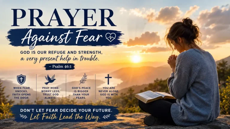Prayer Against Fear
