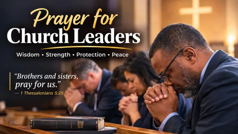 Prayer for Church Leaders