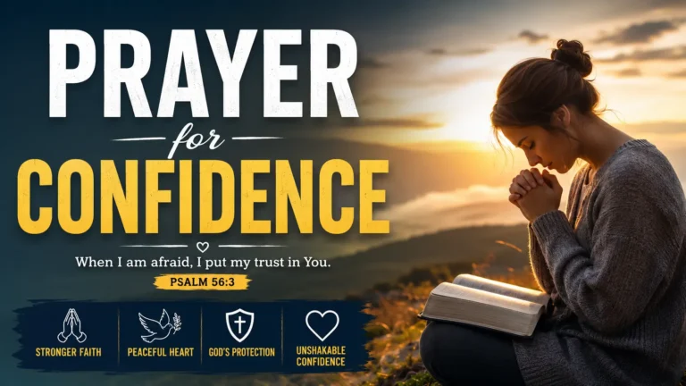 Prayer for Confidence