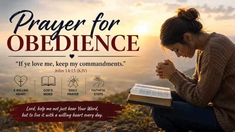 Prayer for Obedience