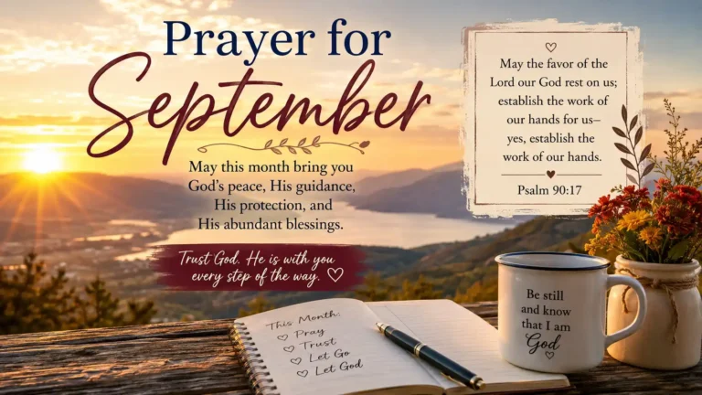 Prayer for September