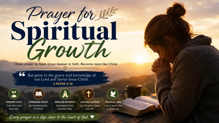 Prayer for Spiritual Growth