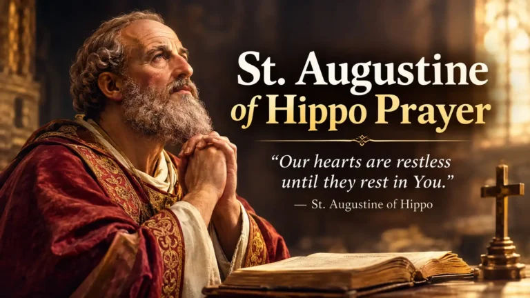 St. Augustine of Hippo Prayer