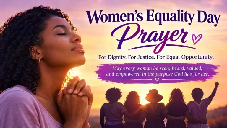 Women's Equality Day Prayer