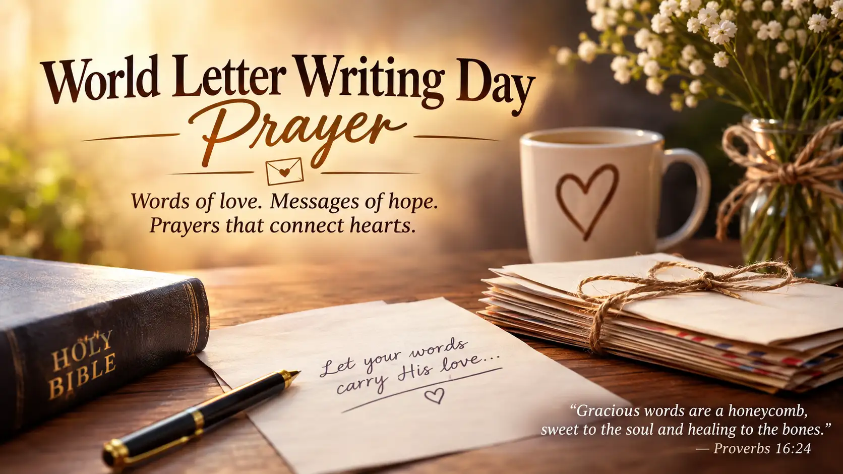 World Letter Writing Day Prayer