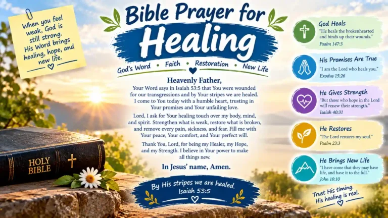Bible prayer for healing