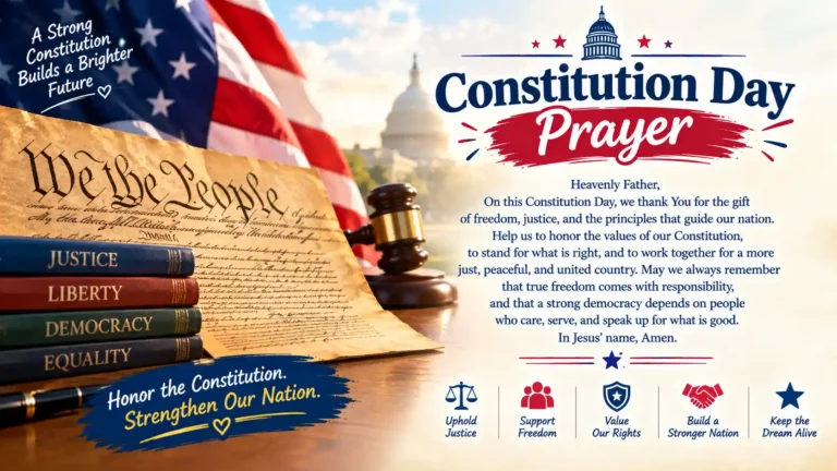 Constitution Day Prayer