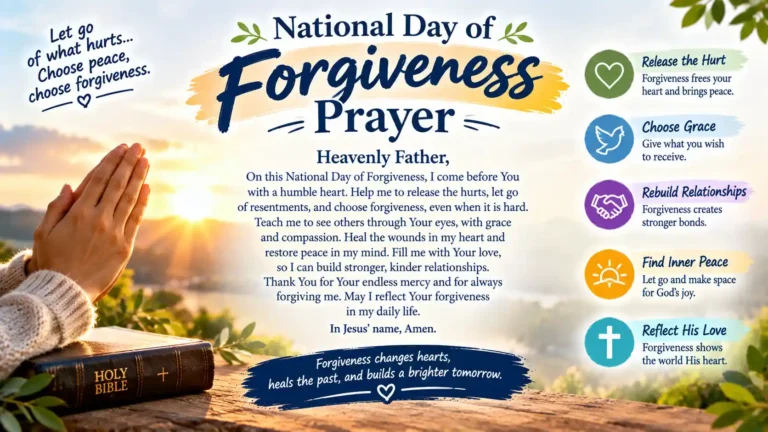 National Day of Forgiveness Prayer