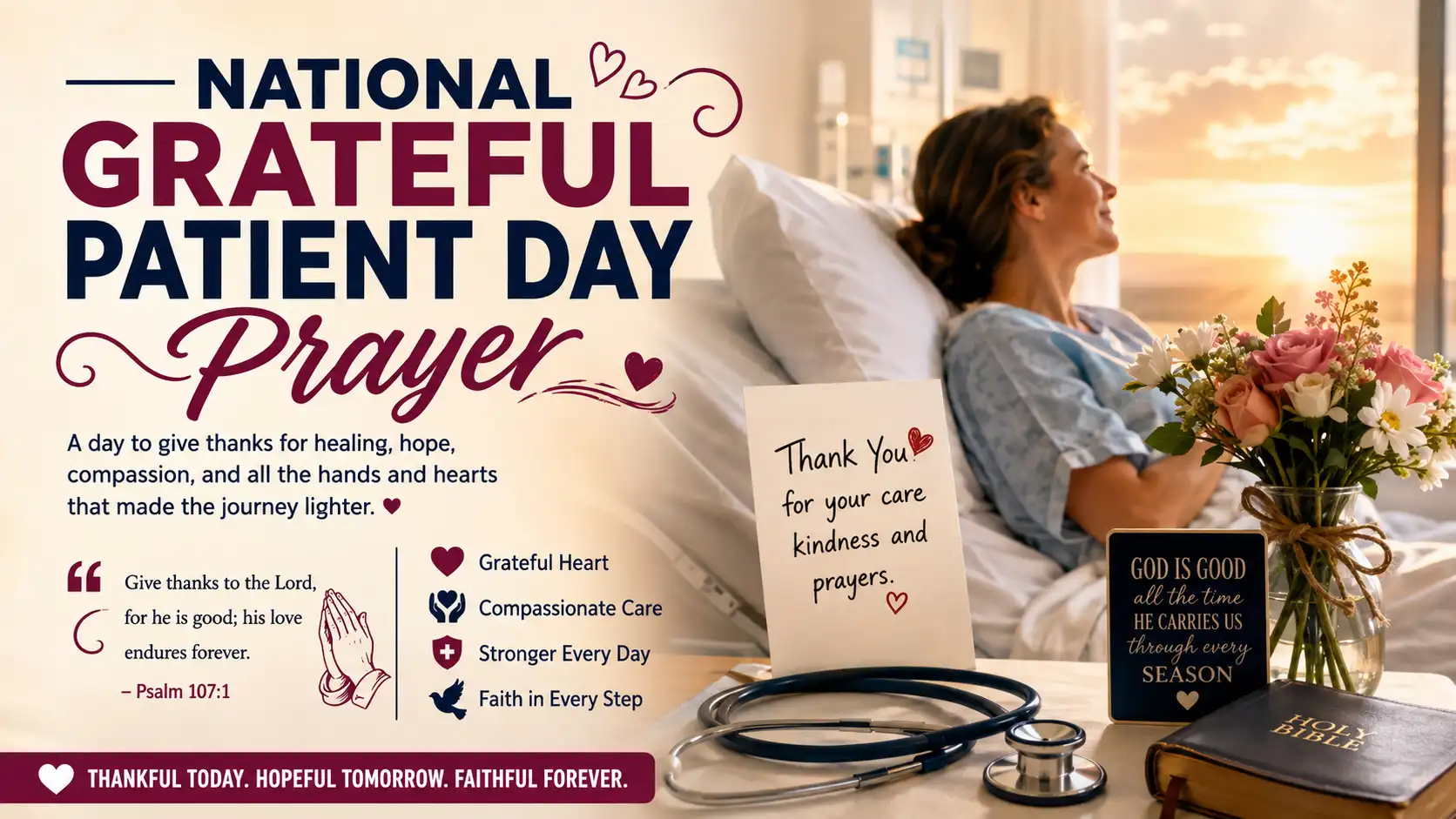 National Grateful Patient Day Prayer