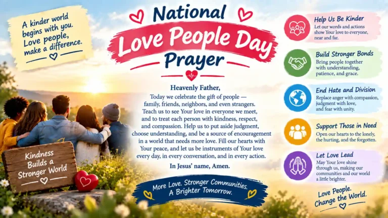 National Love People Day Prayer
