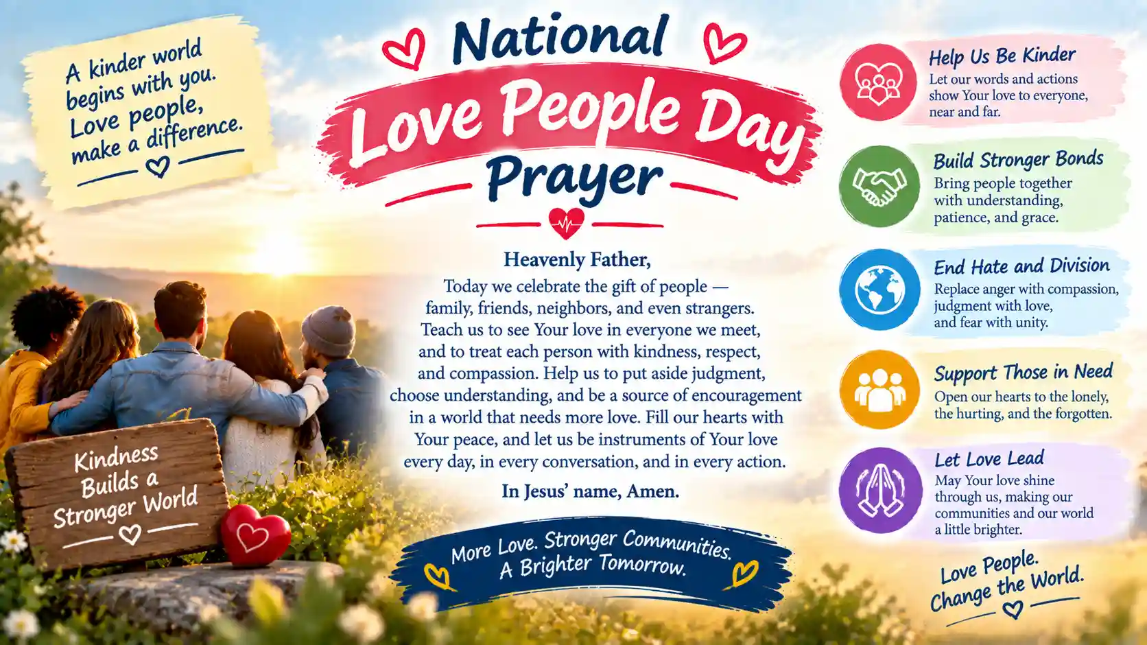 National Love People Day Prayer