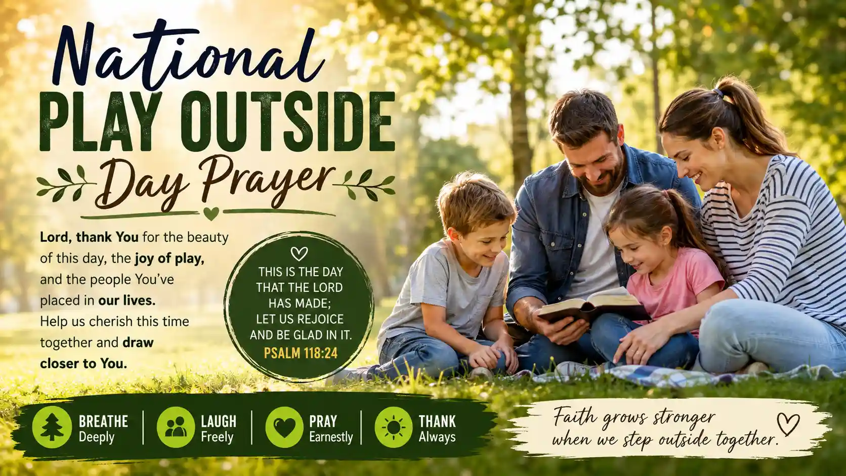 National Play Outside Day Prayer