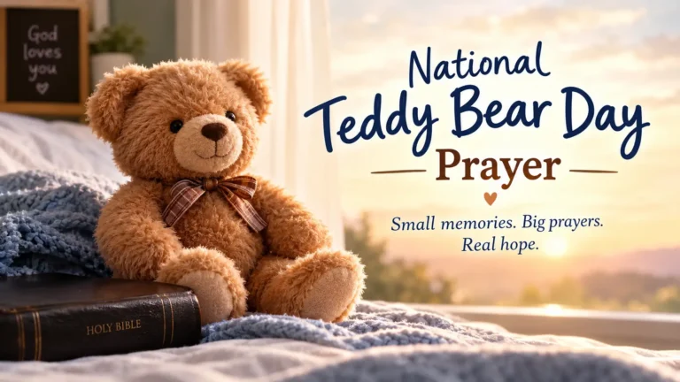National Teddy Bear Day Prayer