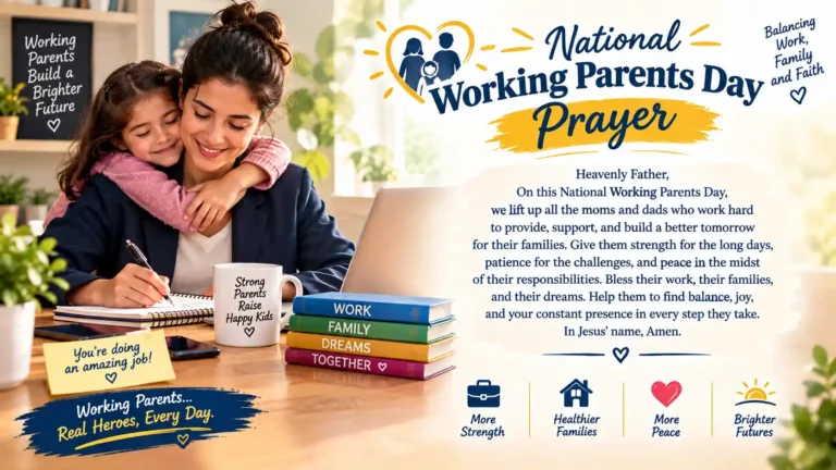 National Working Parents Day Prayer