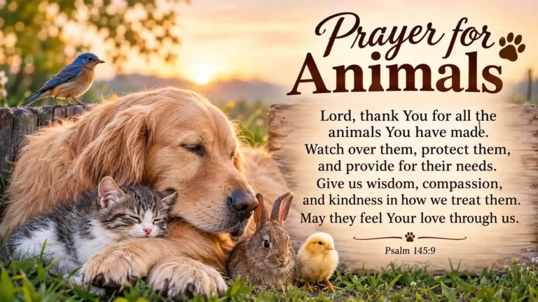 Prayer for Animals